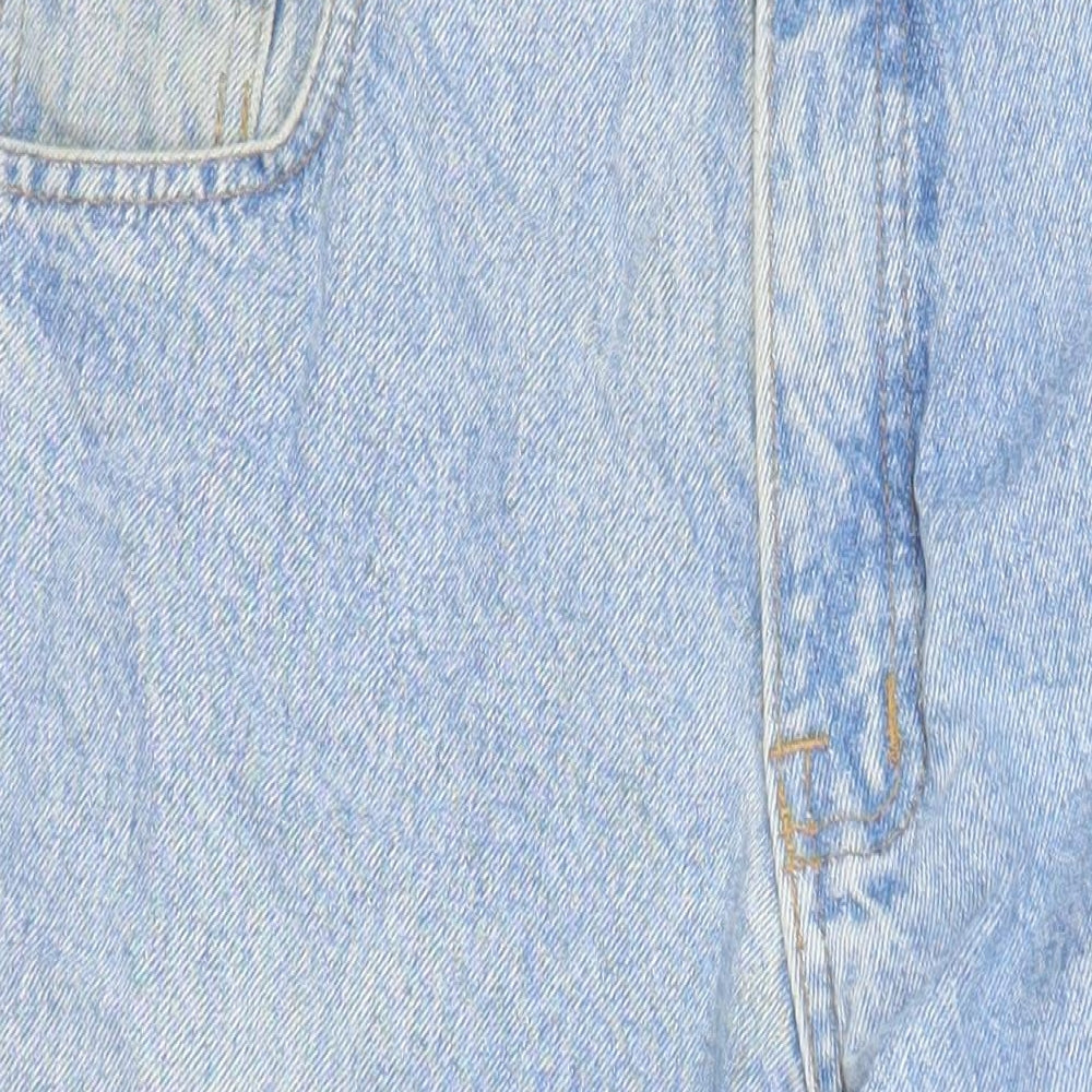 Denim Company Womens Blue Cotton Mom Jeans Size 34 in L27.5 in Regular