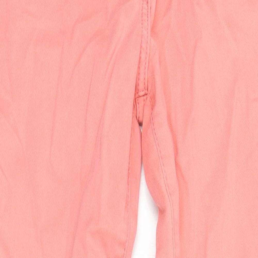 F&F Womens Pink Cotton Skinny Jeans Size 10 L29 in Regular