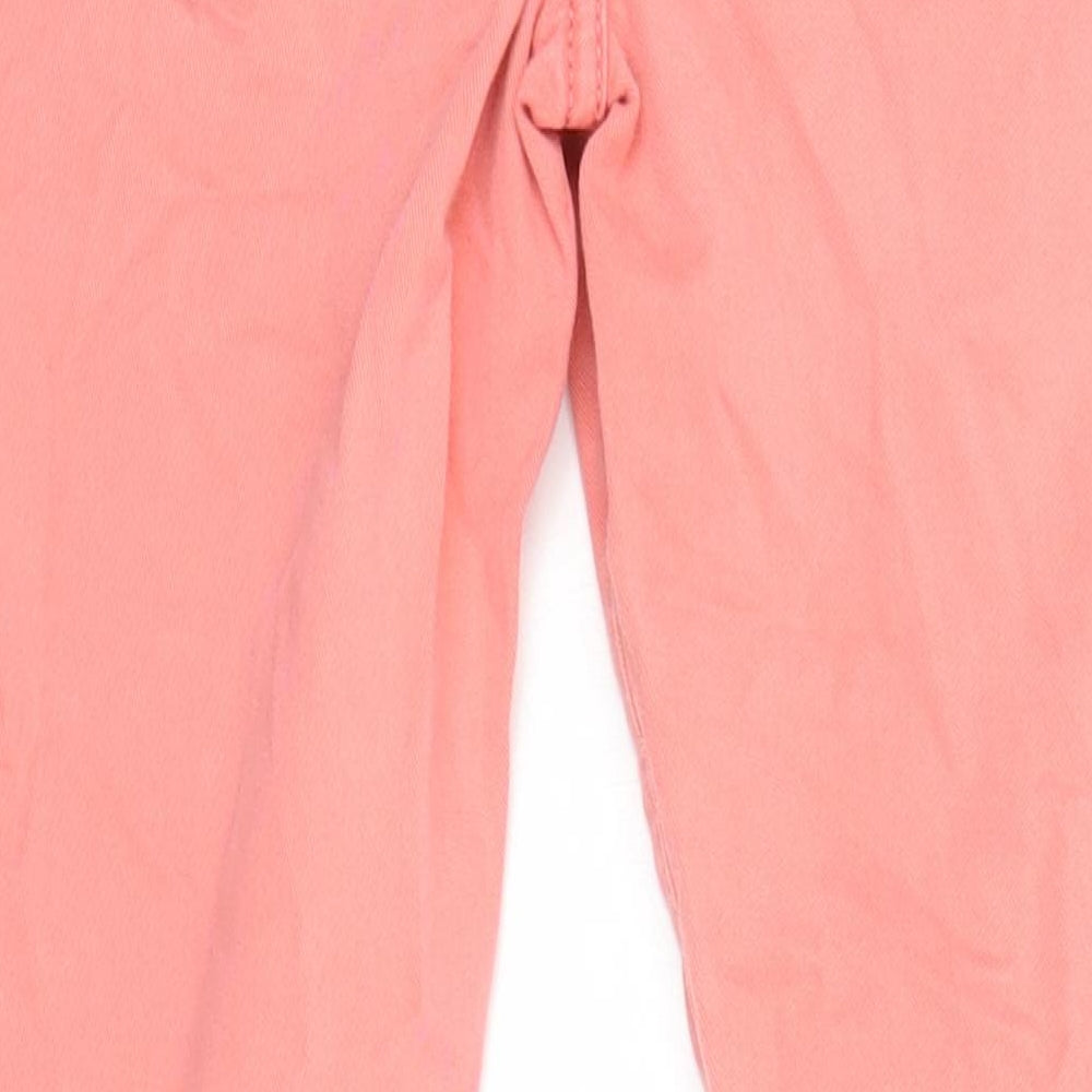 F&F Womens Pink Cotton Skinny Jeans Size 10 L29 in Regular