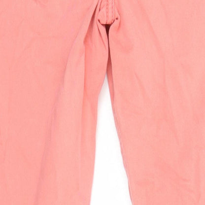 F&F Womens Pink Cotton Skinny Jeans Size 10 L29 in Regular