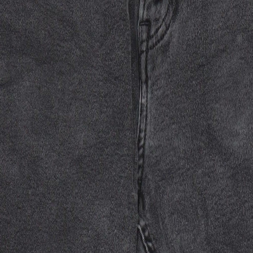 H&M Mens Black Cotton Skinny Jeans Size 33 in L30 in Extra-Slim