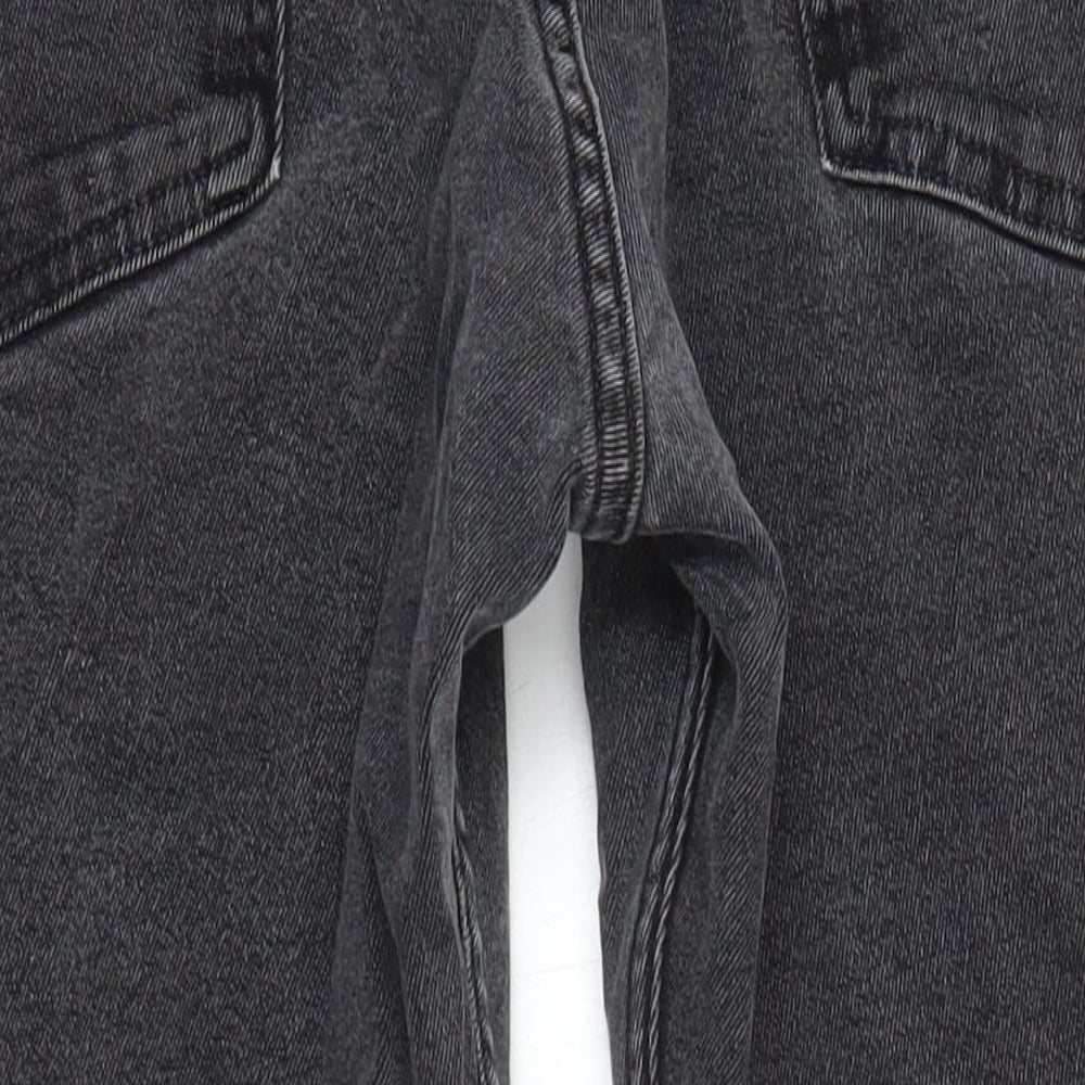 H&M Mens Black Cotton Skinny Jeans Size 33 in L30 in Extra-Slim