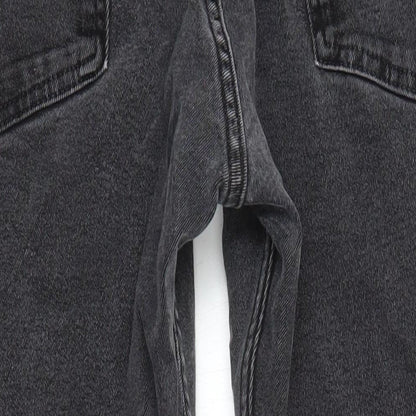 H&M Mens Black Cotton Skinny Jeans Size 33 in L30 in Extra-Slim