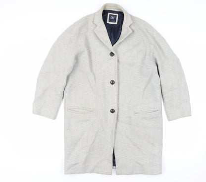 Womens UK Size XS Gap Grey Overcoat