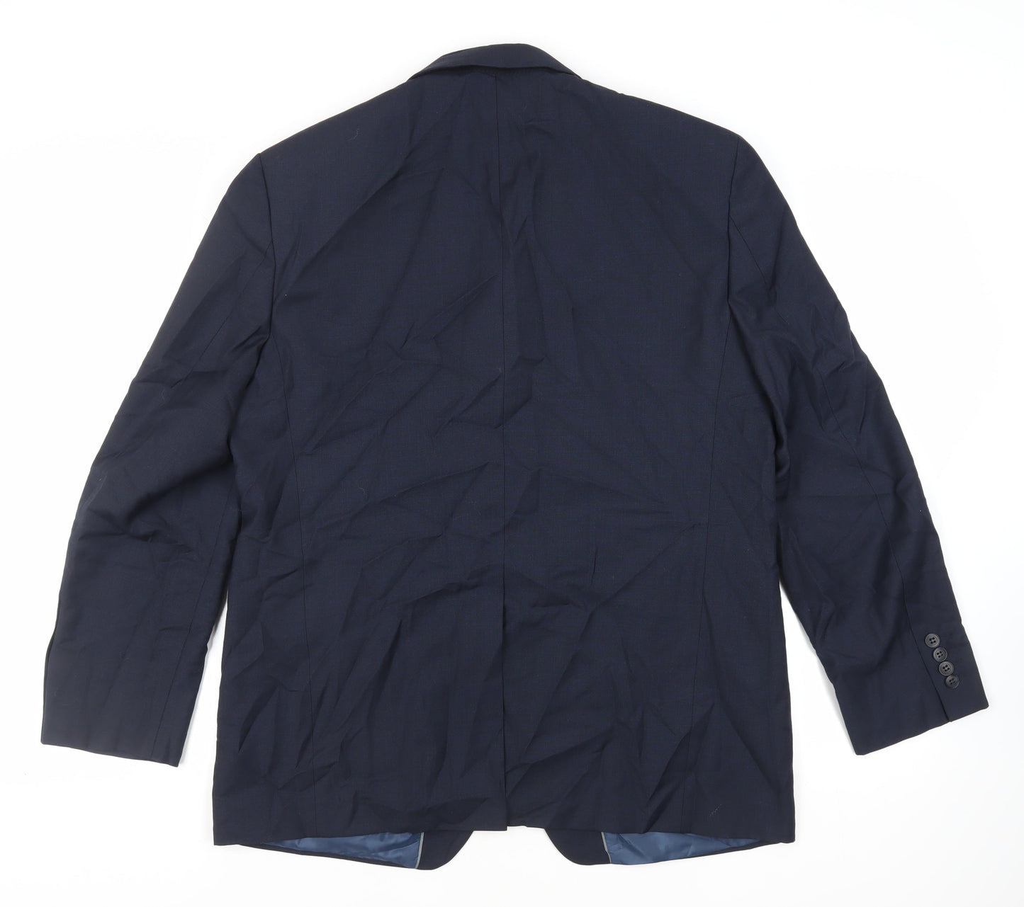 Mens UK Size 44 Marks and Spencer Regular Blue Suit Jacket