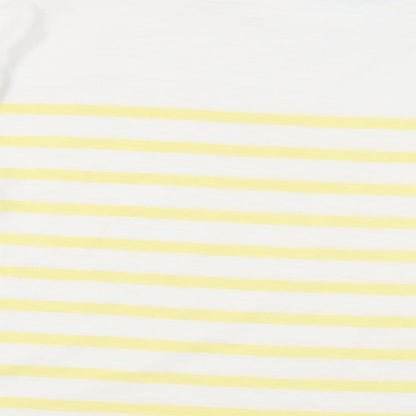 Womens UK Size 14 Oliver Bonas White Basic T-Shirt