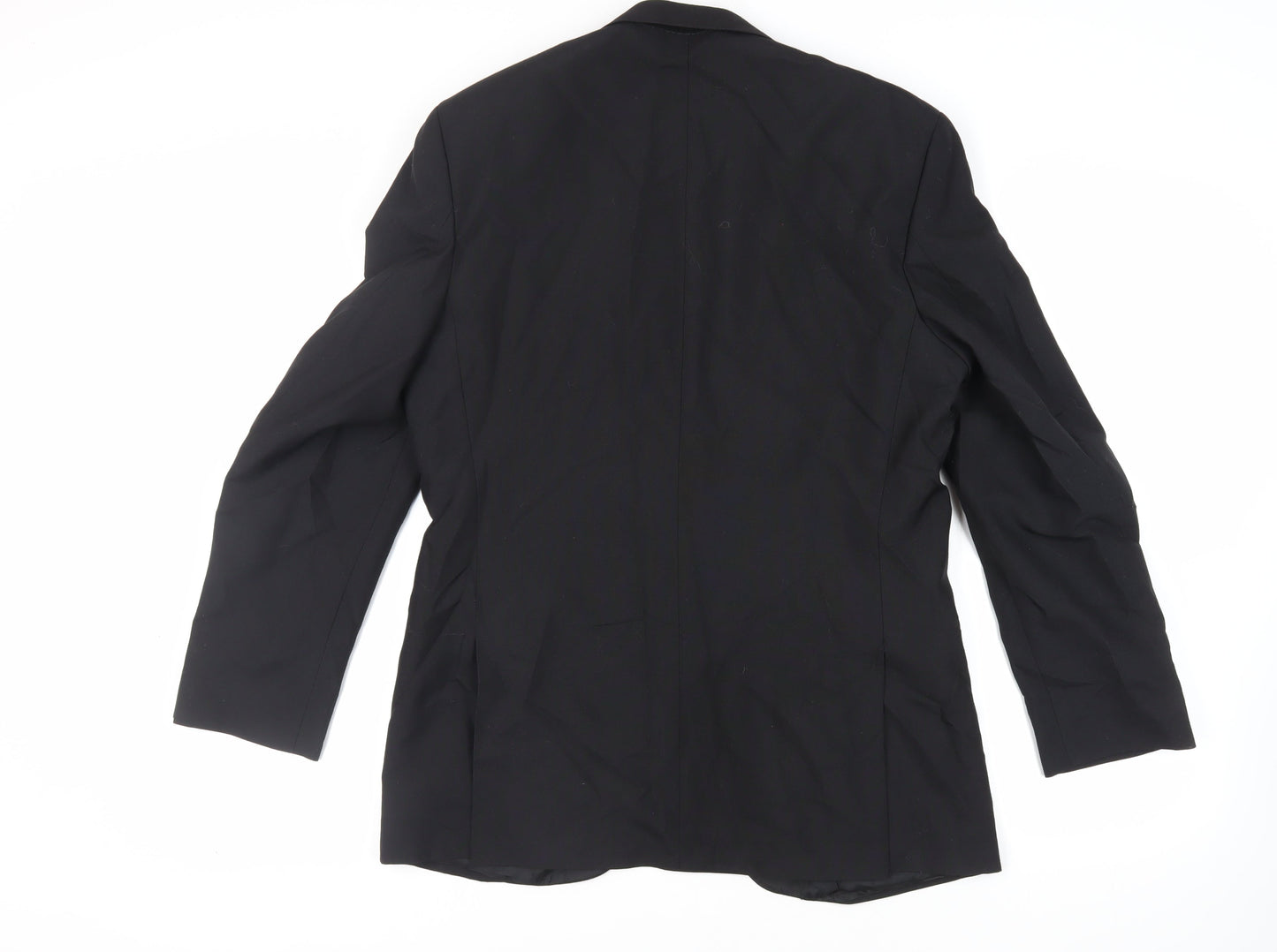 Mens UK Size 40 The Label Regular Black Suit Tuxedo
