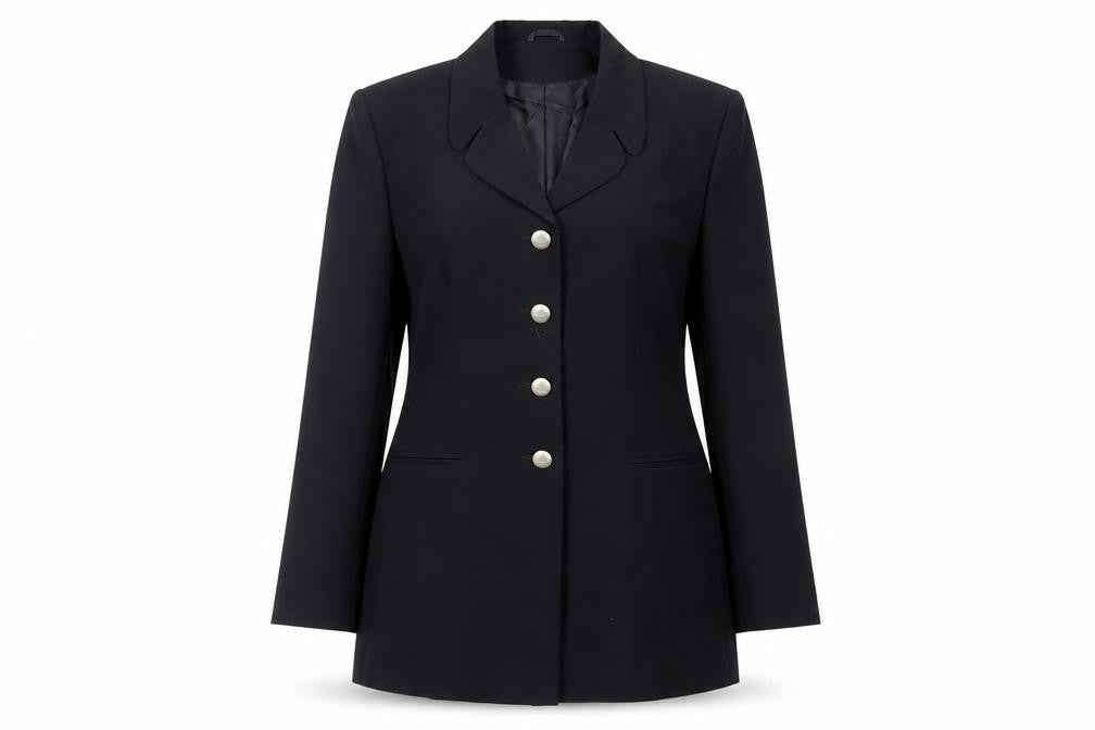 Womens UK Size 12 Classic Woman Black Jacket