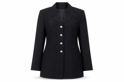 Womens UK Size 12 Classic Woman Black Jacket