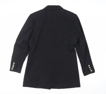 Womens UK Size 12 Classic Woman Black Jacket