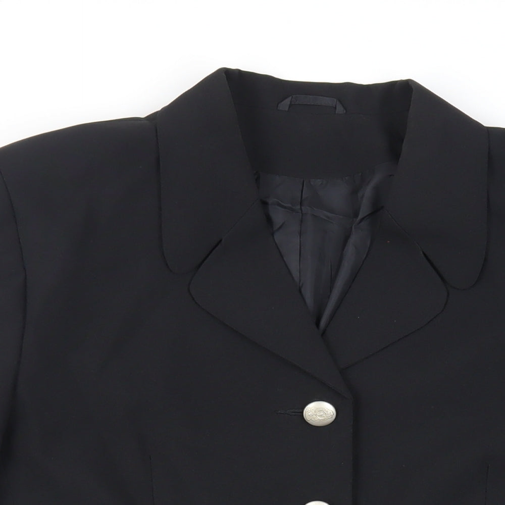 Womens UK Size 12 Classic Woman Black Jacket
