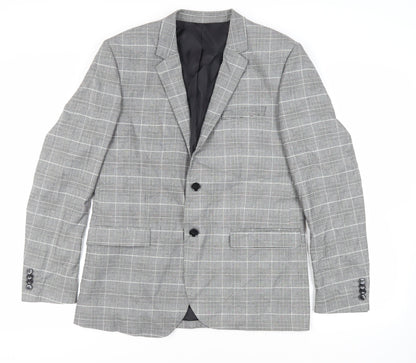 Mens UK Size 42 H&M Regular Grey Suit Jacket