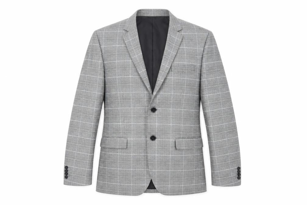 Mens UK Size 42 H&M Regular Grey Suit Jacket