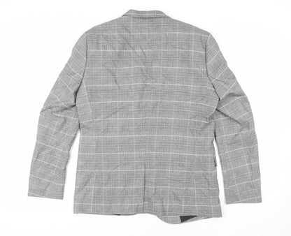 Mens UK Size 42 H&M Regular Grey Suit Jacket