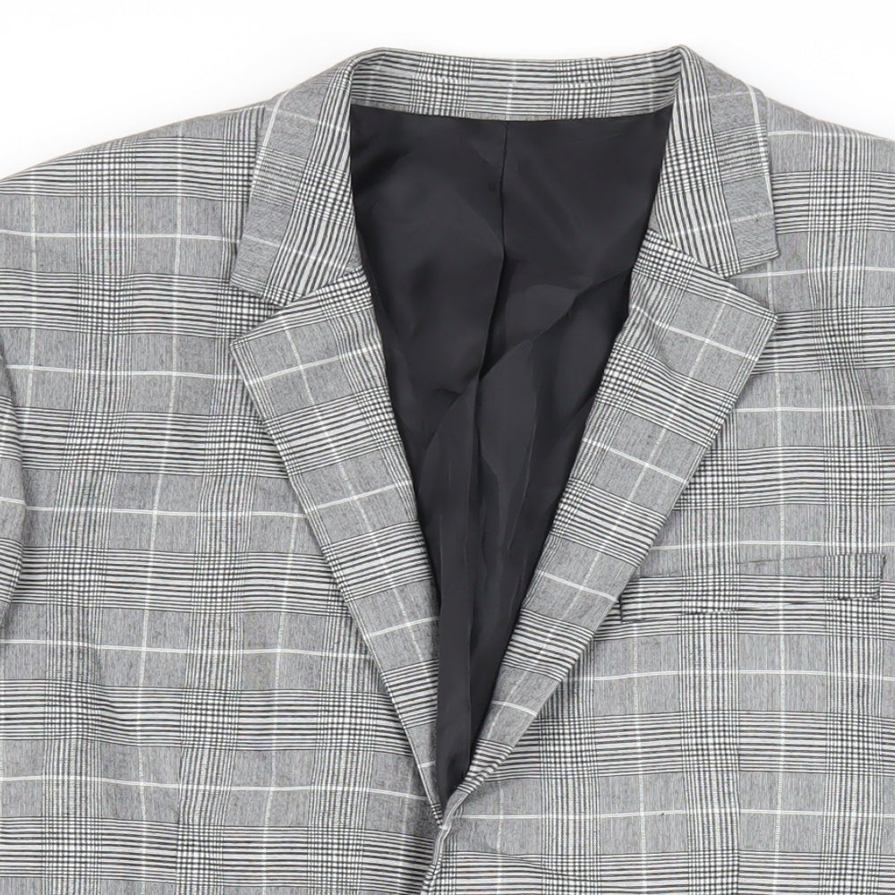 Mens UK Size 42 H&M Regular Grey Suit Jacket
