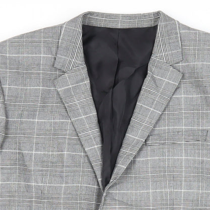 Mens UK Size 42 H&M Regular Grey Suit Jacket