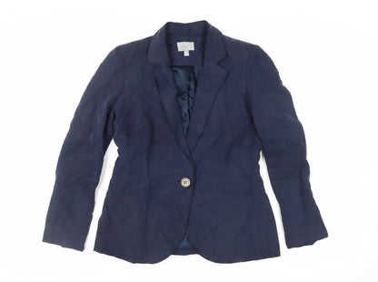 Womens UK Size 10 H&M Blue Jacket