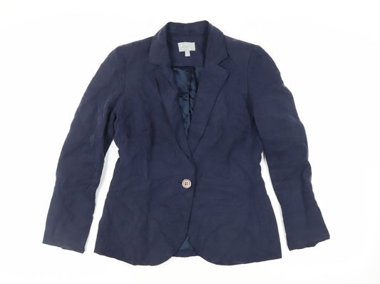 Womens UK Size 10 H&M Blue Jacket
