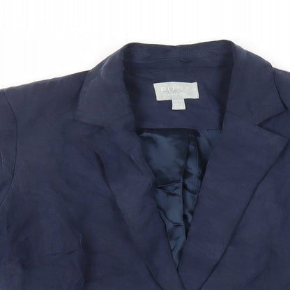 Womens UK Size 10 H&M Blue Jacket