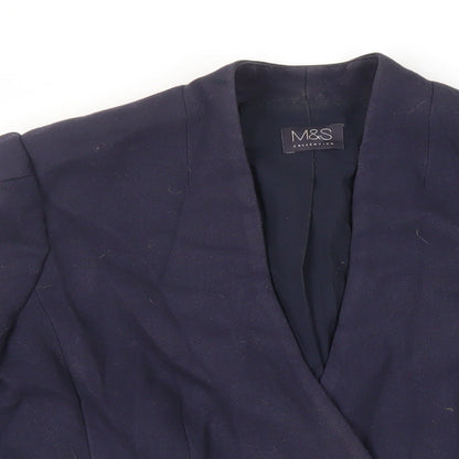 Womens UK Size 10 Marks and Spencer Blue Jacket