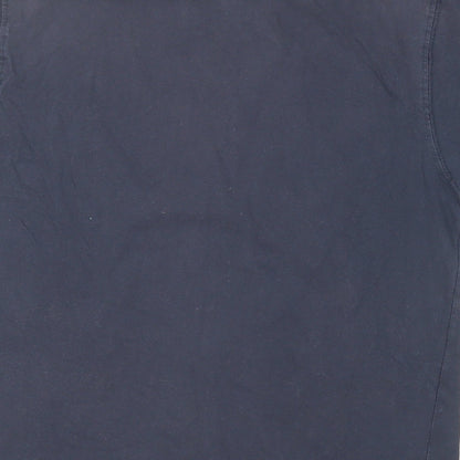 Soul Star Boys Blue Cotton Basic T-Shirt Size 13 Years Crew Neck Pullover