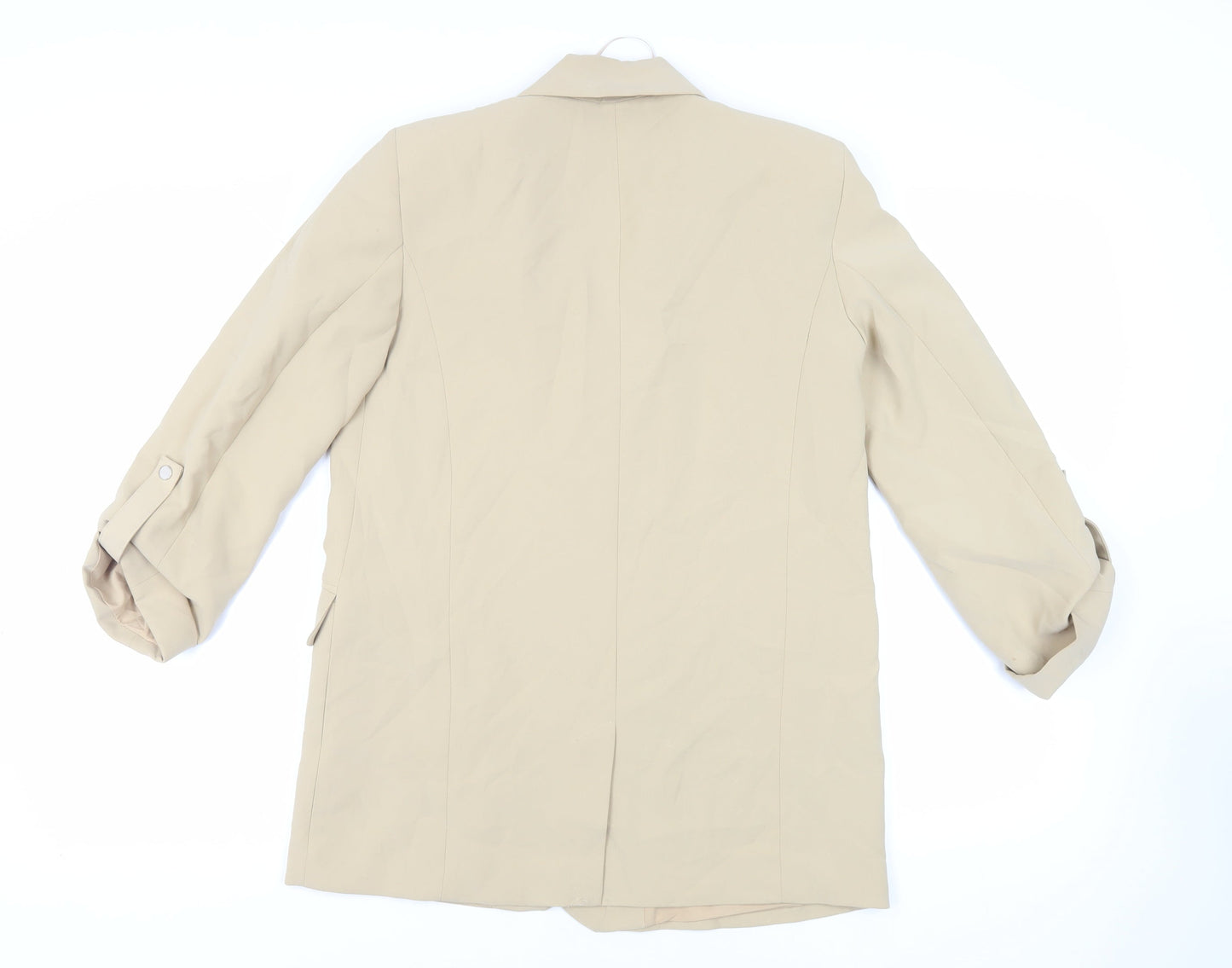 Pull&Bear Womens Beige Jacket Blazer Size M - Open