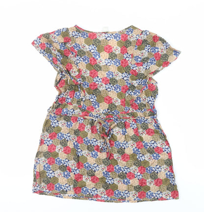 Womens UK Size 10 Monsoon Multicoloured Basic Blouse