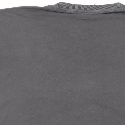 Womens UK Size XS Topshop Grey Basic T-Shirt