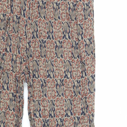 Womens UK Size S Zara Regular Fit  Brown Trousers