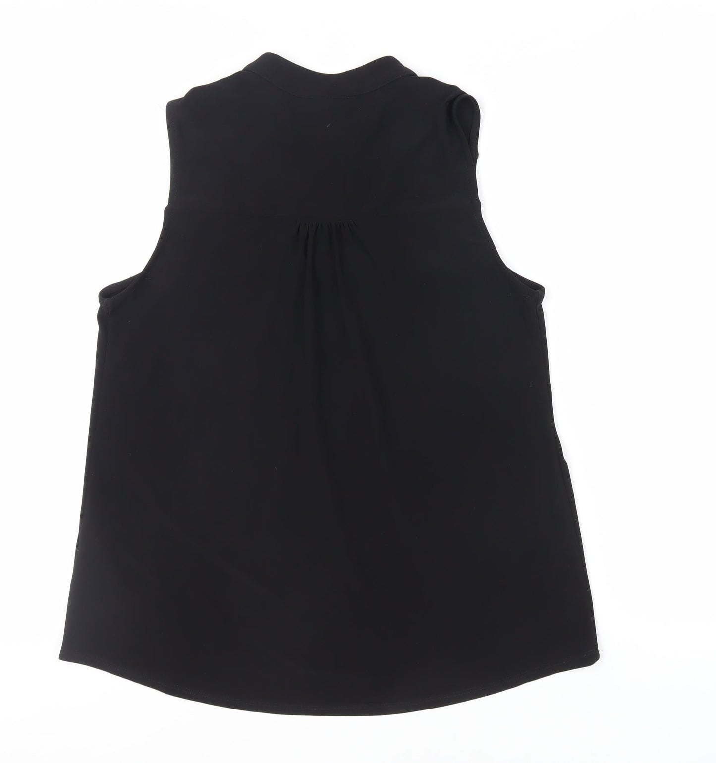 Womens UK Size S Wallis Black Basic Blouse