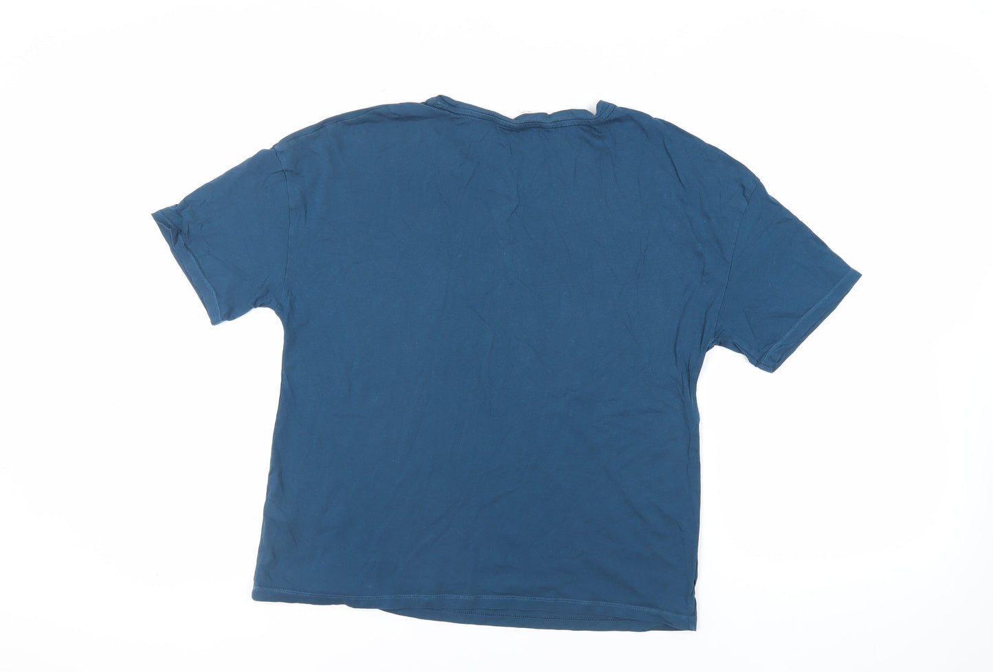 Womens UK Size 14 Marks and Spencer Green Basic T-Shirt