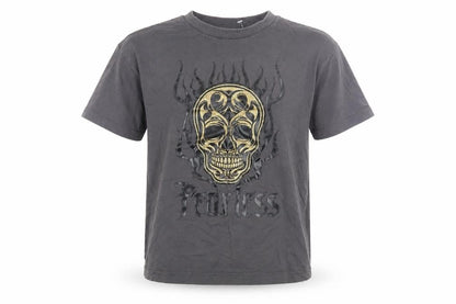 Next Boys Grey Cotton Pullover T-Shirt Size 5 Years Crew Neck Pullover - Pirate