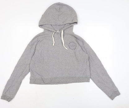 Womens UK Size 12 Jack Wills Grey Pullover Hoodie
