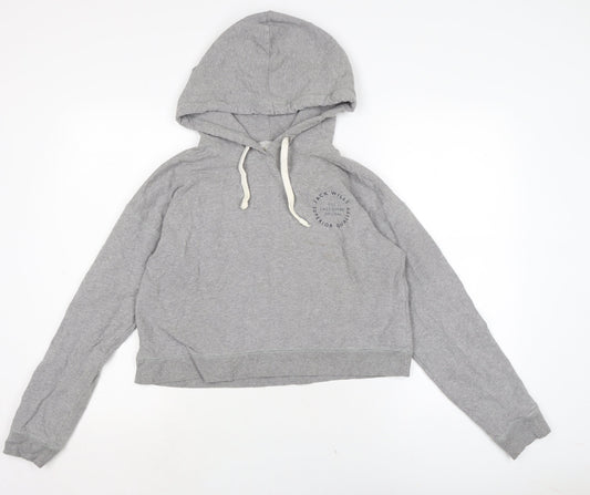 Womens UK Size 12 Jack Wills Grey Pullover Hoodie