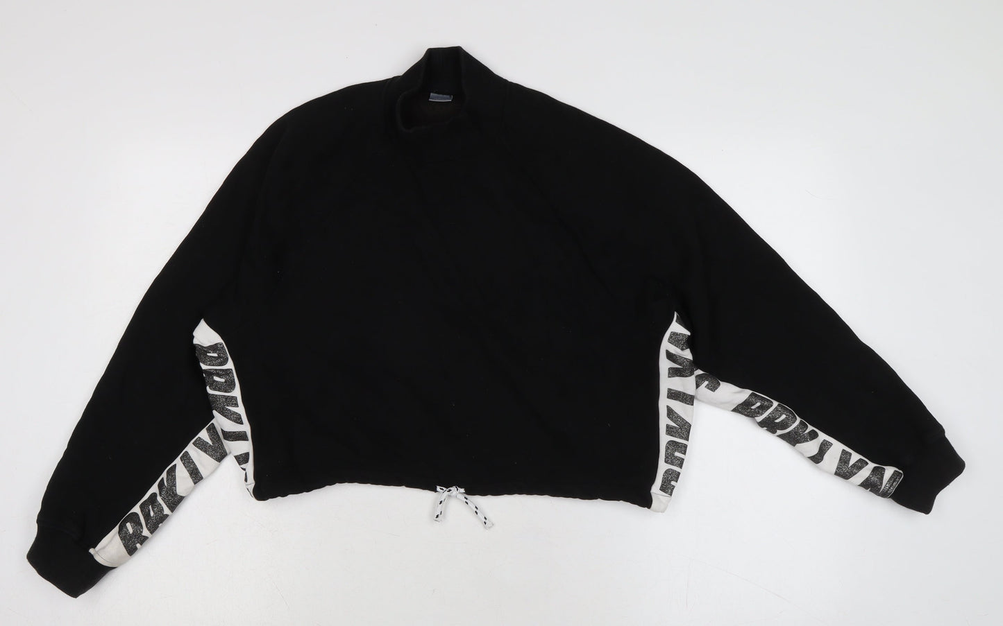 NEXT Girls Black Cotton Pullover Sweatshirt Size 16 Years