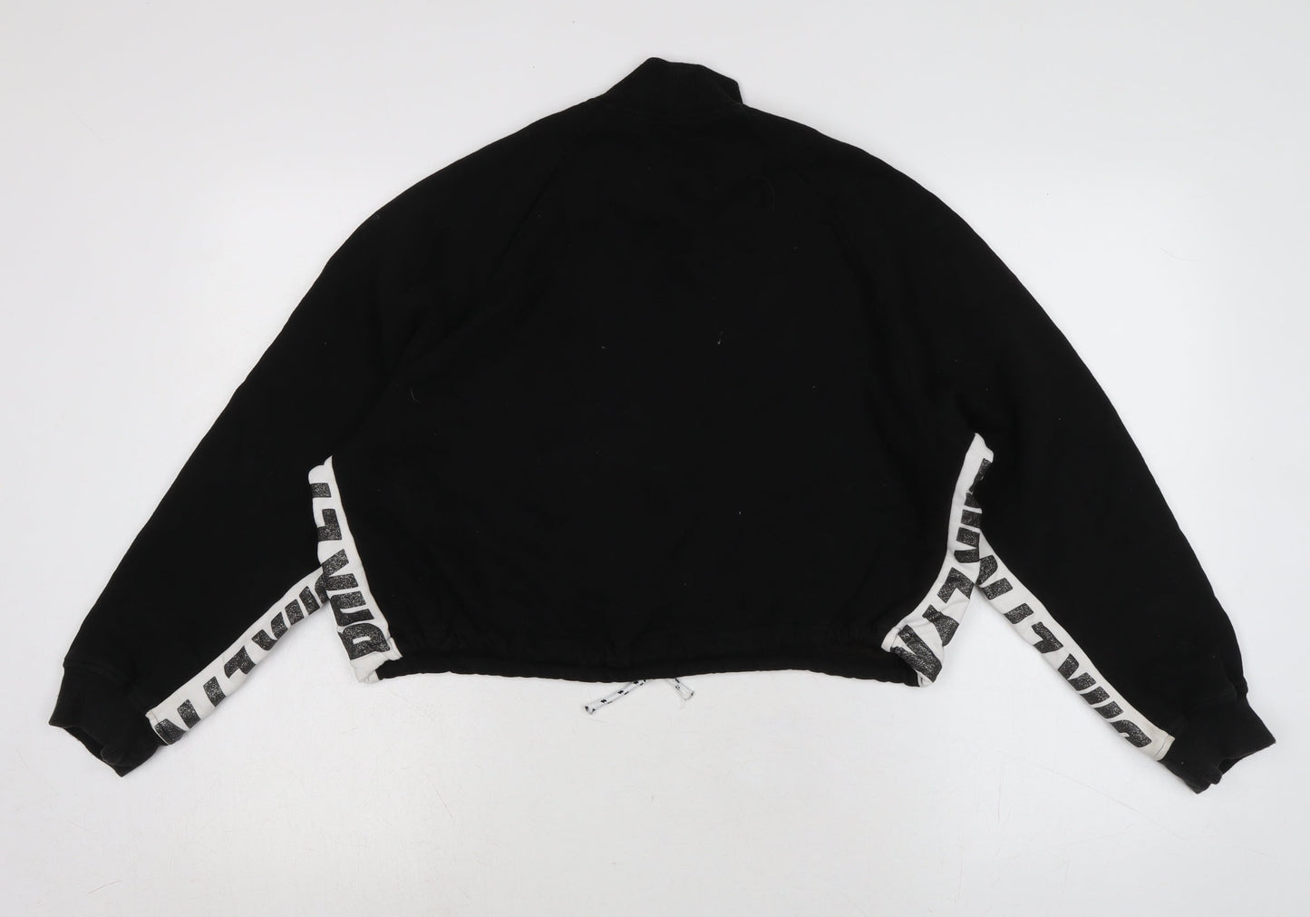 NEXT Girls Black Cotton Pullover Sweatshirt Size 16 Years