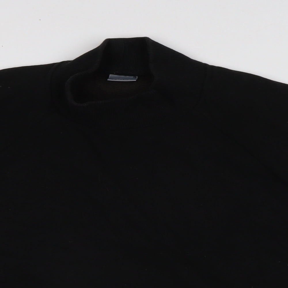 NEXT Girls Black Cotton Pullover Sweatshirt Size 16 Years