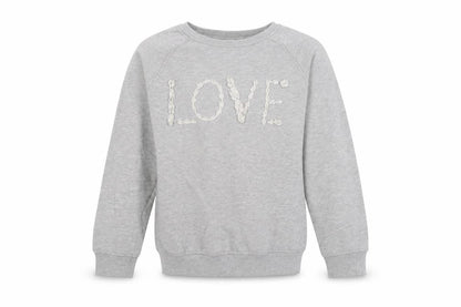 Next Girls Grey Cotton Pullover Sweatshirt Size 11-12 Years