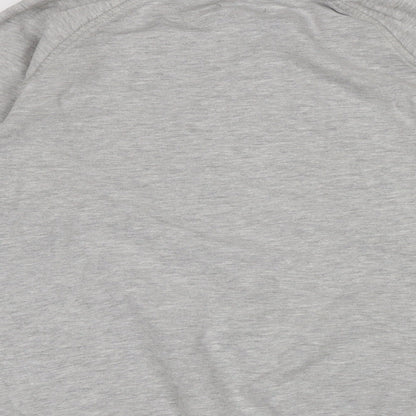 NEXT Girls Grey Cotton Pullover Sweatshirt Size 11-12 Years