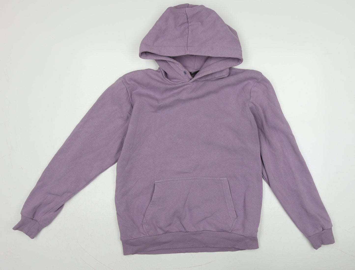 ONLY & SONS Womens Purple Cotton Pullover Hoodie Size L
