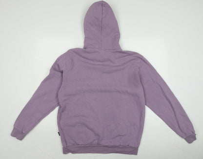 ONLY & SONS Womens Purple Cotton Pullover Hoodie Size L
