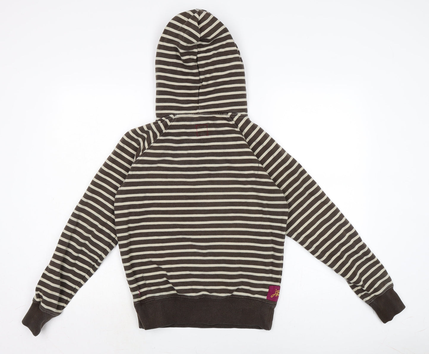 Joule Clothing Womens Brown Cotton Pullover Hoodie Size 8