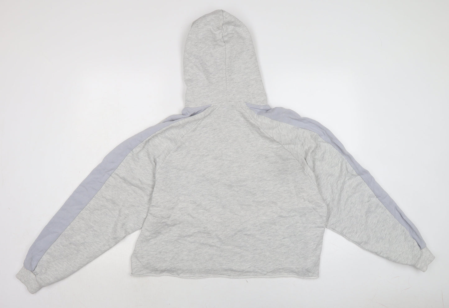 Womens UK Size M Pull&Bear Grey Pullover Hoodie