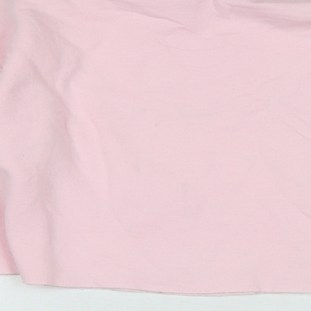 Skinny Dip Womens Pink Cotton Pullover Hoodie Size S