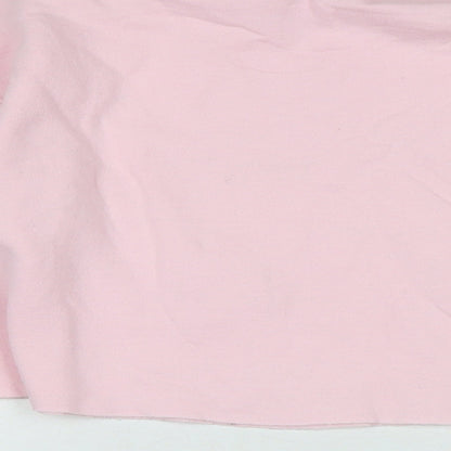 Skinny Dip Womens Pink Cotton Pullover Hoodie Size S
