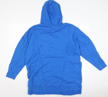 Womens UK Size 10 ASOS Blue Pullover Hoodie