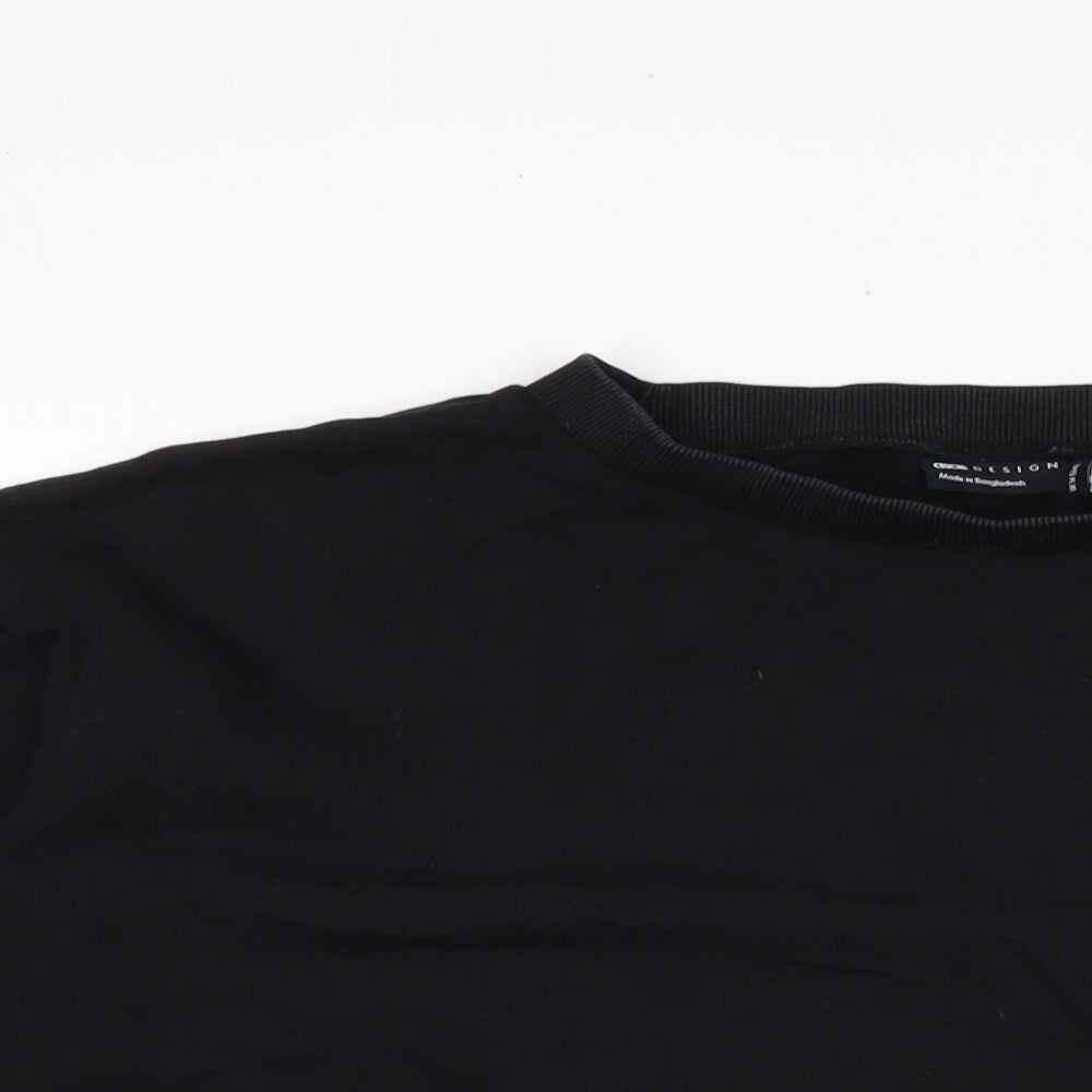 Womens UK Size 14 ASOS Black Pullover Sweatshirt