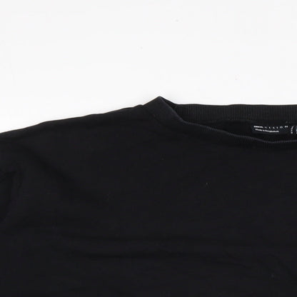 Womens UK Size 14 ASOS Black Pullover Sweatshirt