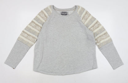 Womens UK Size 14 Marks and Spencer Grey Pullover Jumper