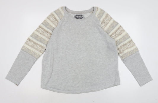 Womens UK Size 14 Marks and Spencer Grey Pullover Jumper